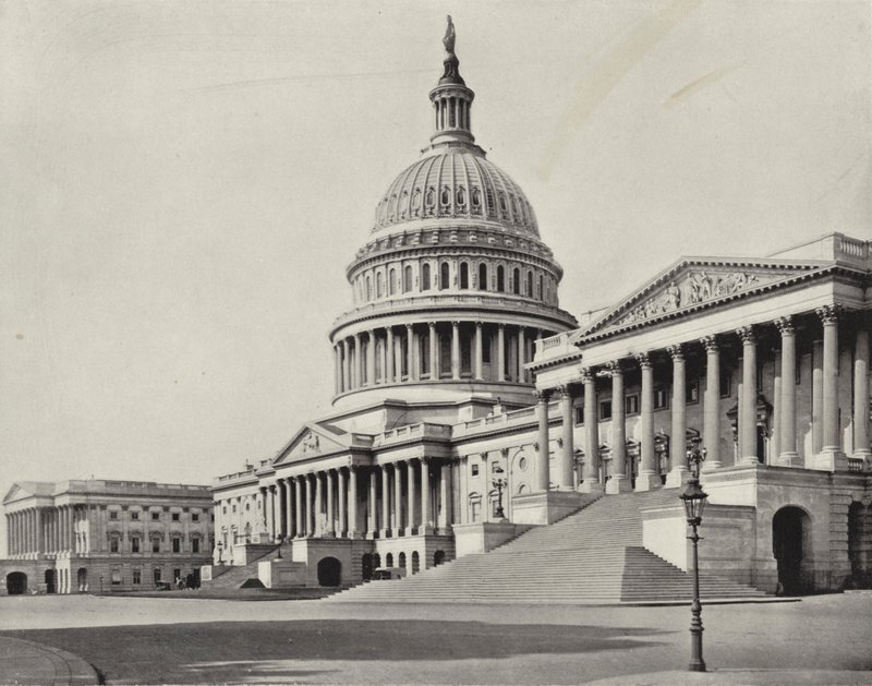 The Capitol Building at Washington by American Photographer (after)