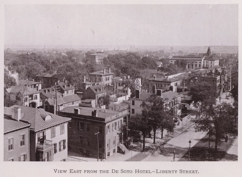 View east from the De Soto Hotel, Liberty Street by American Photographer (after)
