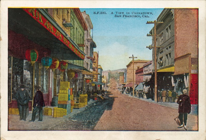 A View in Chinatown, San Francisco, California by American Photographer