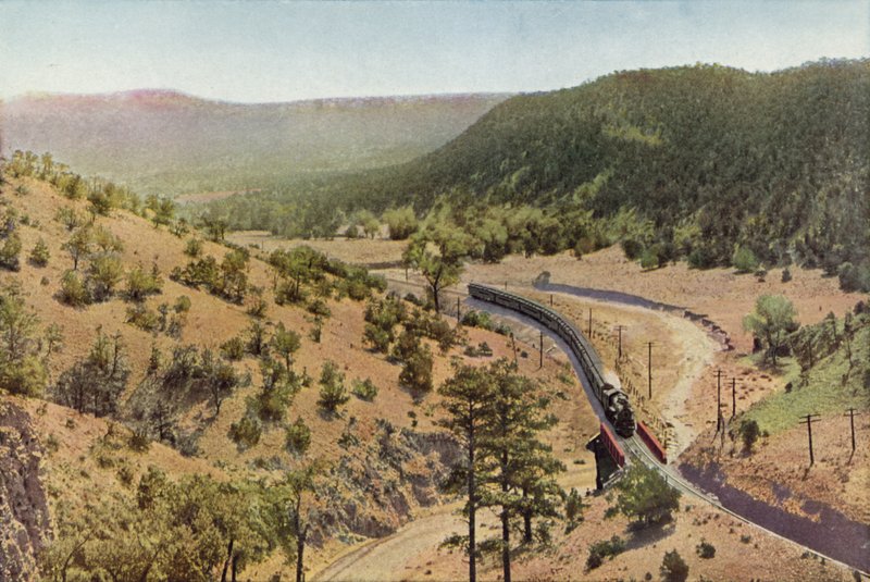 Apache Canyon, between Las Vegas and Lamy, New Mexico by American Photographer