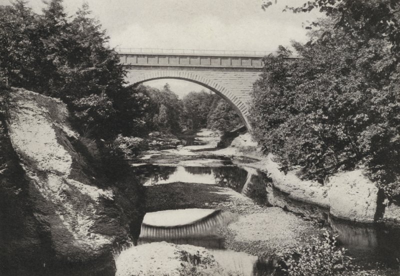 Boston: Echo Bridge, Newton Upper Falls, Newton by American Photographer