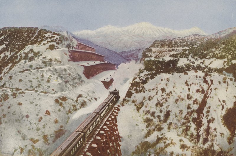 Cajon Pass, at the Summit of the Coast Range, California by American Photographer