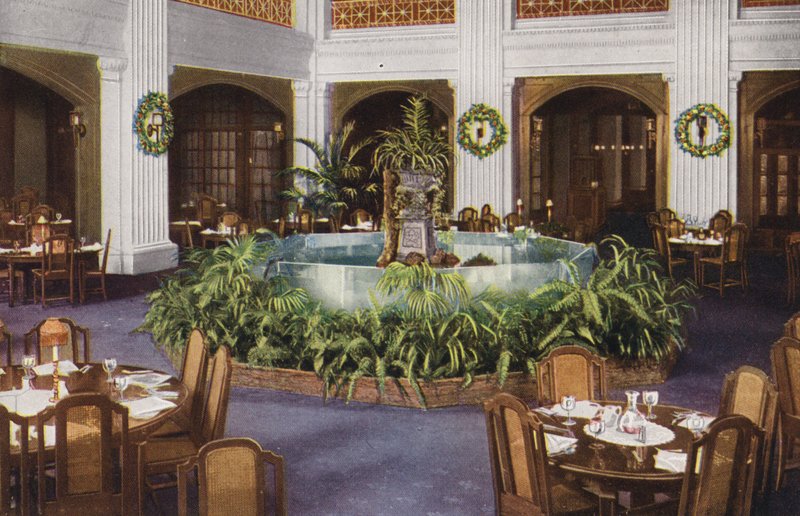 Chicago: Fountain in South Grill Room, Marshall Field and Co by American Photographer