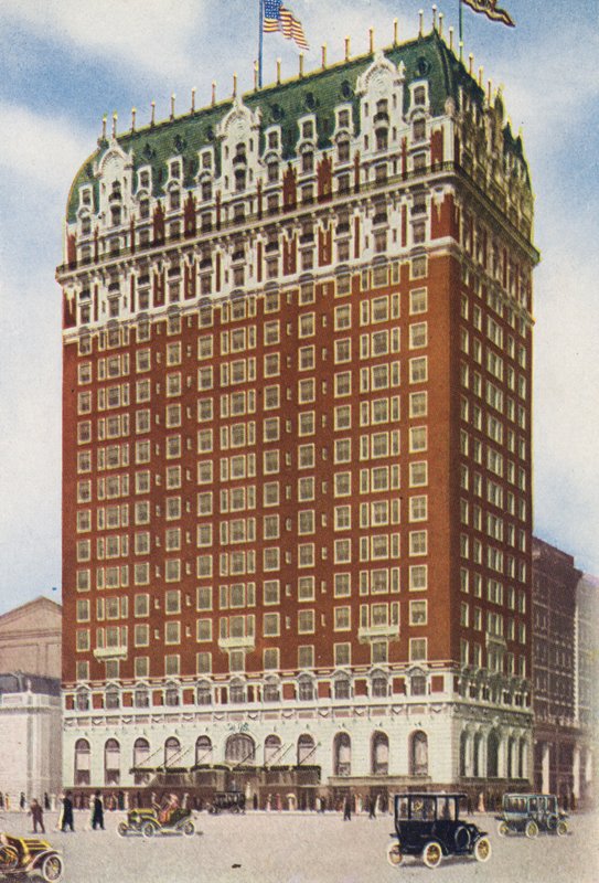 Chicago: "The Blackstone", Michigan Avenue and Hubbard Court by American Photographer