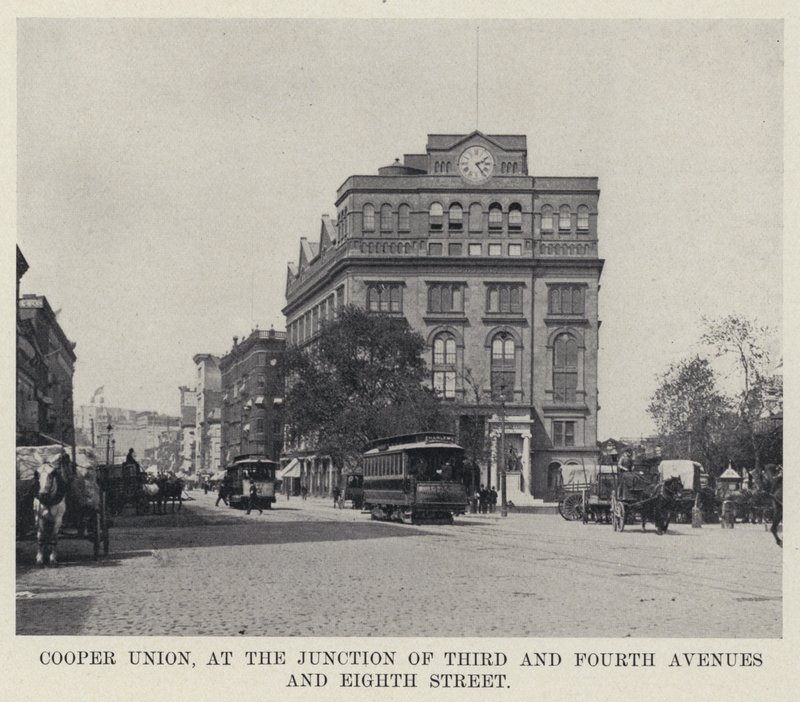 Cooper Union, at the Junction of Third and Fourth Avenues and Eighth Street by American Photographer
