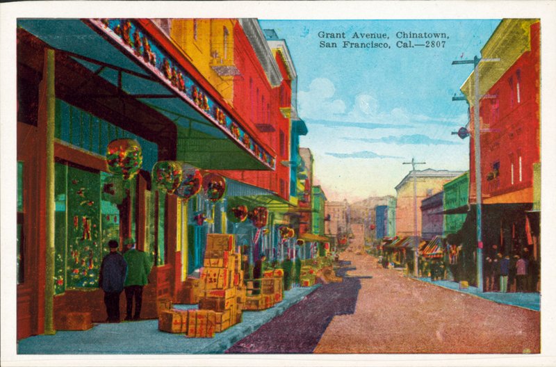 Grant Avenue, Chinatown, San Francisco, California by American Photographer