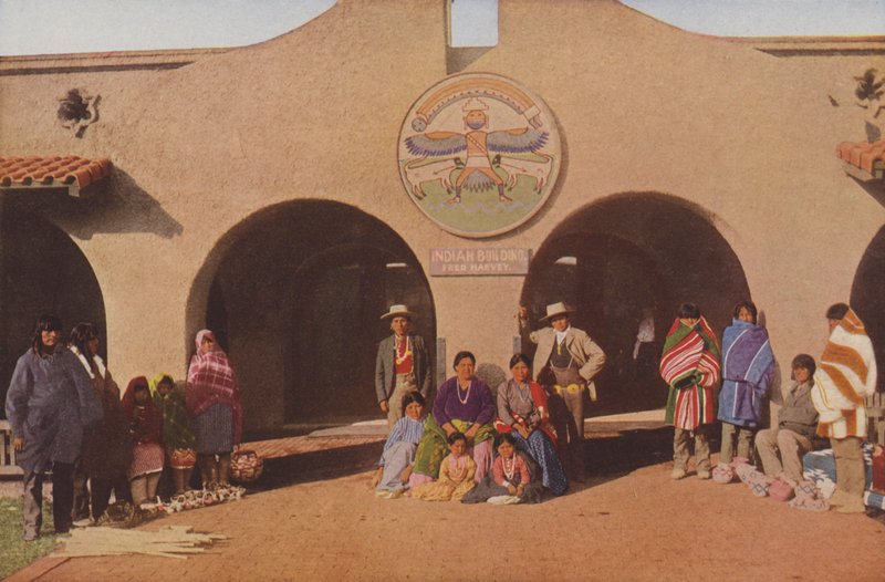 Indian Building, Albuquerque, New Mexico by American Photographer