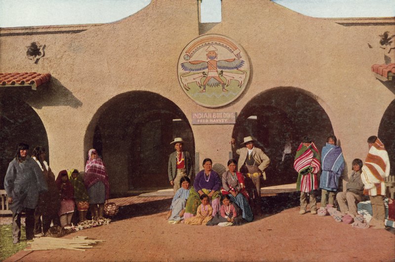 Indian Building, Albuquerque, New Mexico by American Photographer