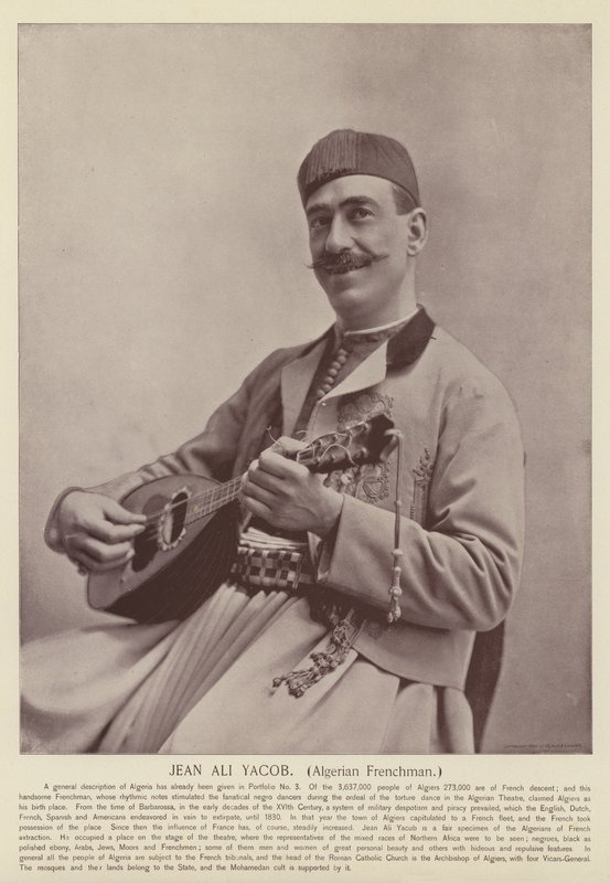 Jean Ali Yacob, Algerian Frenchman by American Photographer
