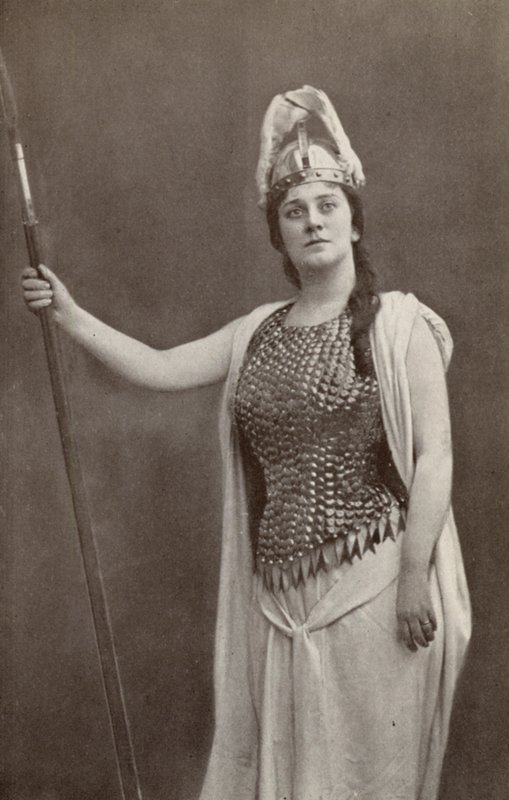 Lillian Nordica as Brunnhilde in Die Walkure by American Photographer