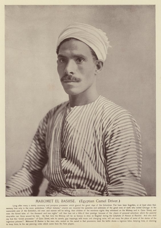 Mahomet El Bashse, Egyptian Camel Driver by American Photographer