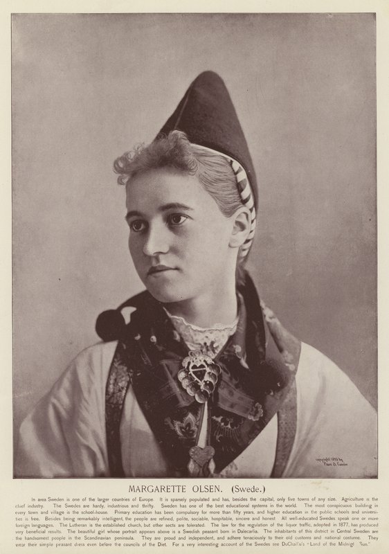 Margarette Olsen, Swede by American Photographer