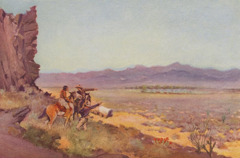 Mirage on the Desert, Arizona by American Photographer