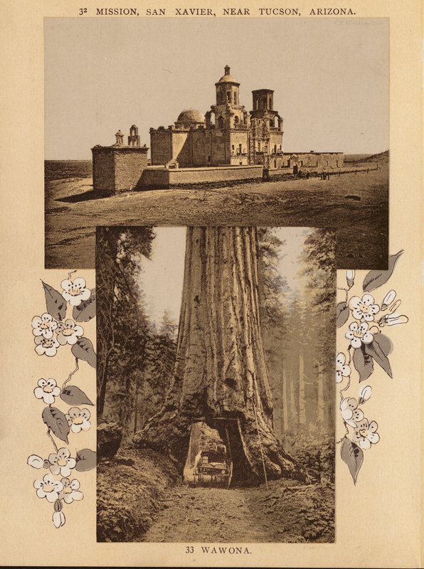 Mission, San Xavier, near Tucson, Arizona; Wawona by American Photographer