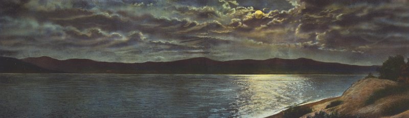 Moonlight on the Salton Sea by American Photographer