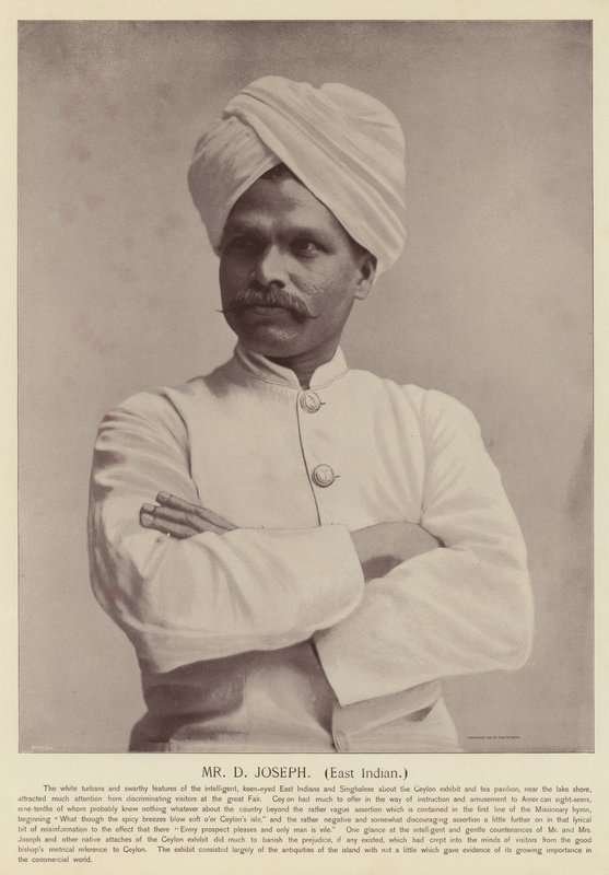 Mr D Joseph, East Indian by American Photographer
