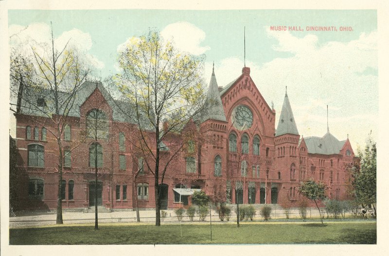 Music Hall, Cincinnati, Ohio by American Photographer