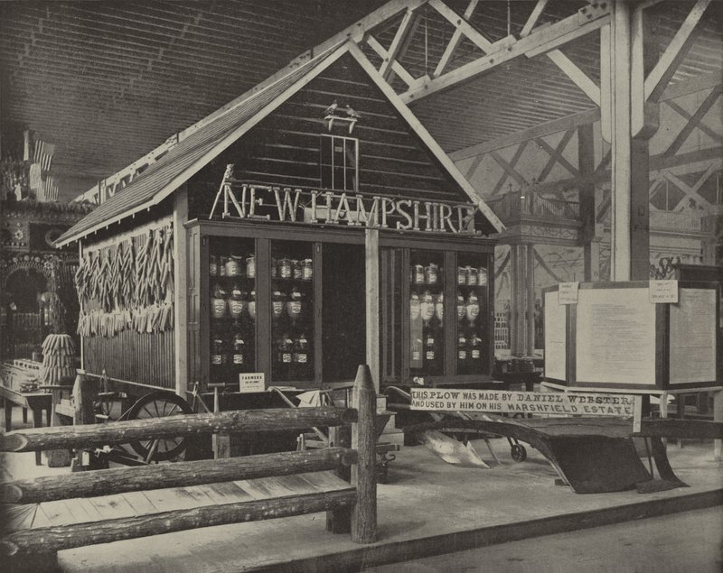 New Hampshire in Agricultural Hall by American Photographer
