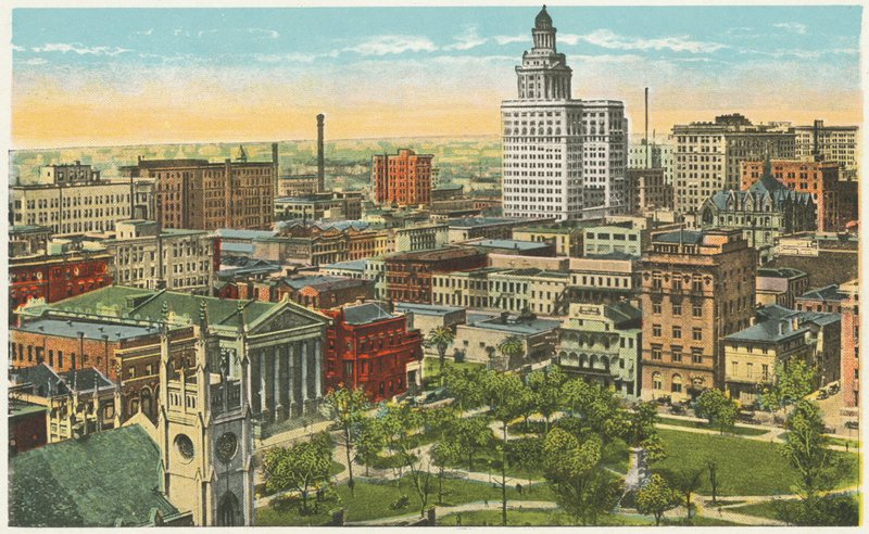 New Orleans: View of the Heart of New Orleans by American Photographer