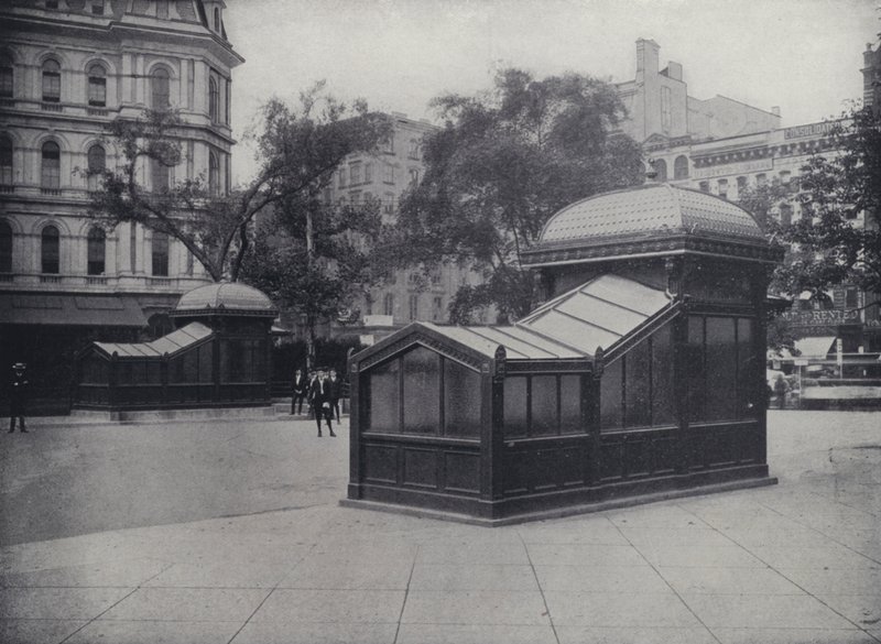 New York: Subway entrance by American Photographer