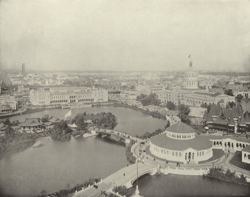 Northwest from the Roof of the Government Building by American Photographer