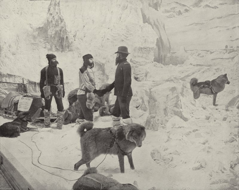 Panorama of the Greely Expedition by American Photographer