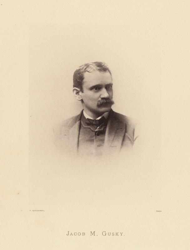 Prominent Pennsylvanians: Jacob M Gusky by American Photographer