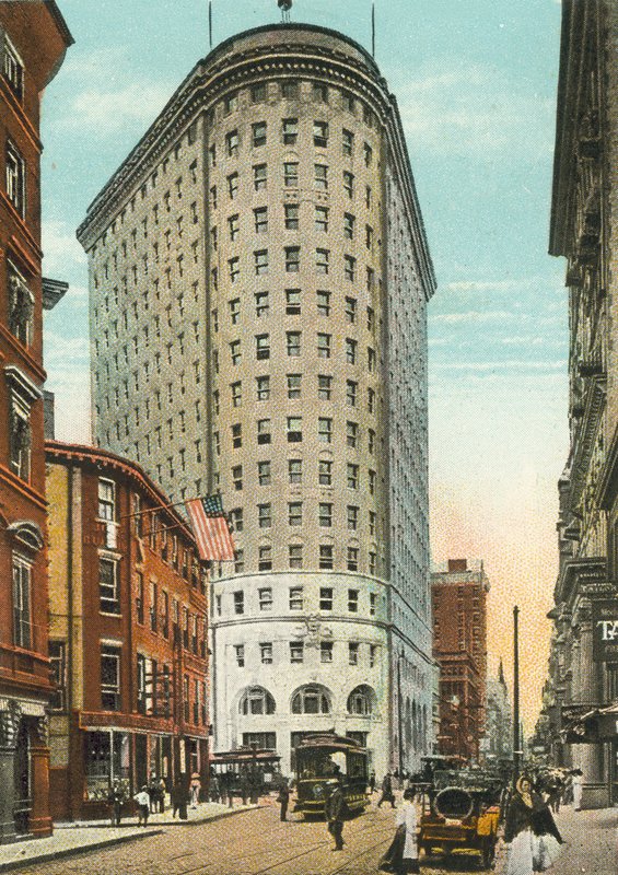 Providence, Rhode Island: Turks Head Building and Westminster Street by American Photographer