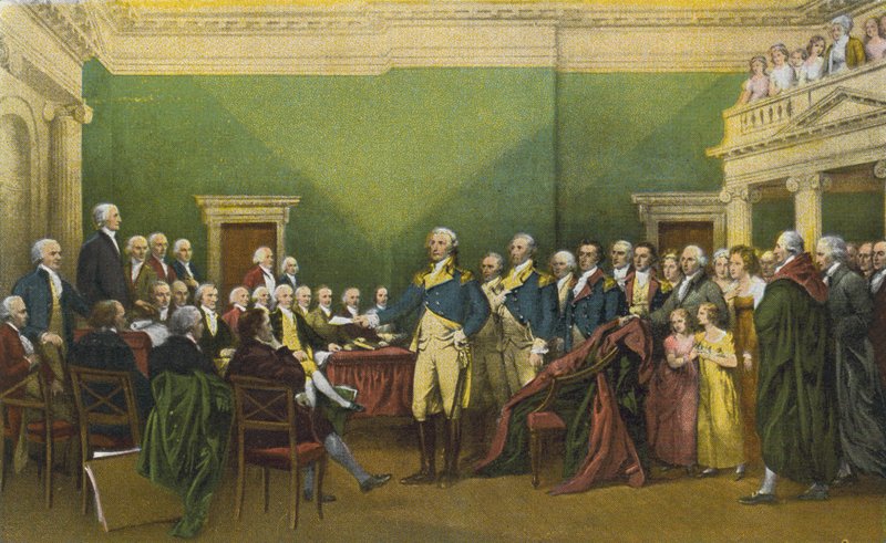 Resignation of General Washington, Annapolis, 23 December 1783 by American Photographer