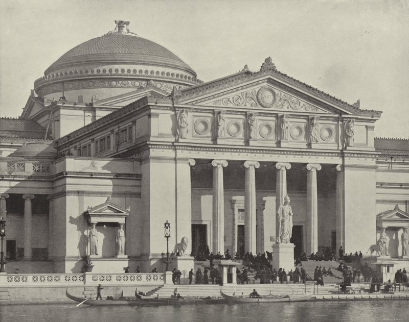 South Porch of the Art Palace by American Photographer