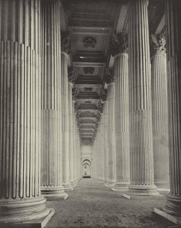 The Colonnade of the Peristyle by American Photographer