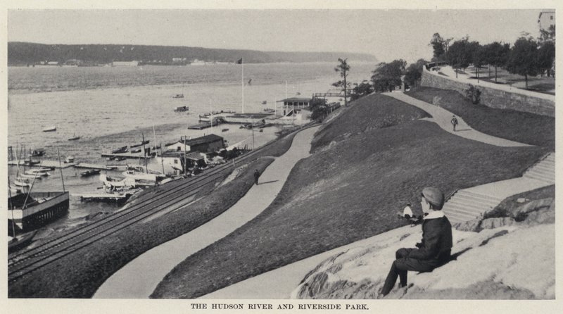 The Hudson River and Riverside Park by American Photographer