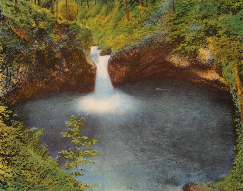 The Punch Bowl at Eagle Creek by American Photographer