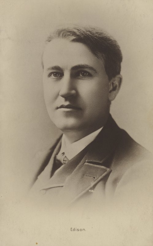 Thomas Edison (1847-1931), American Inventor by American Photographer