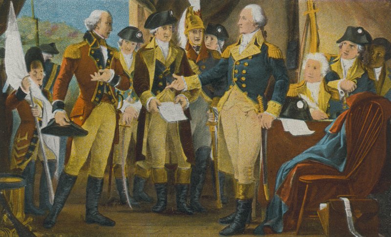 Washington Declining Overtures from Cornwallis, at Yorktown, Virginia by American Photographer