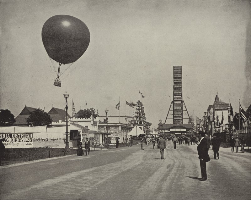 Western Entrance of Midway Plaisance by American Photographer