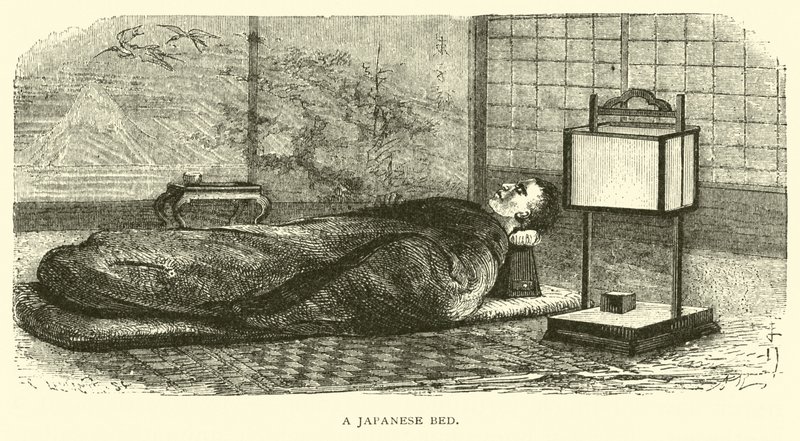 A Japanese Bed by American School