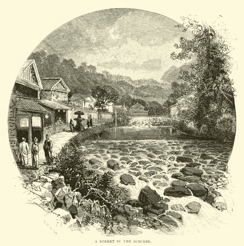 A street in the suburbs by American School