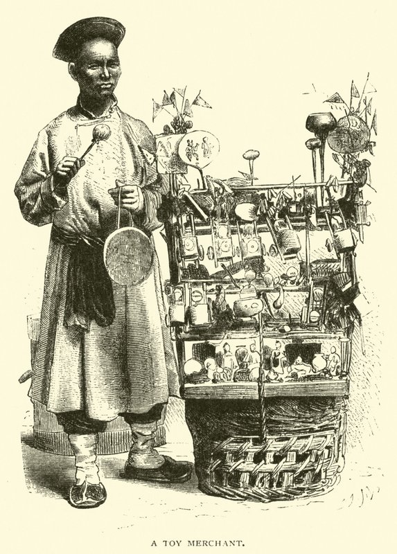 A Toy Merchant by American School