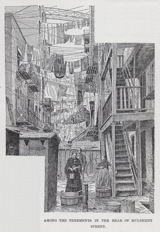 Among the Tenements in the Rear of Mulberry Street by American School
