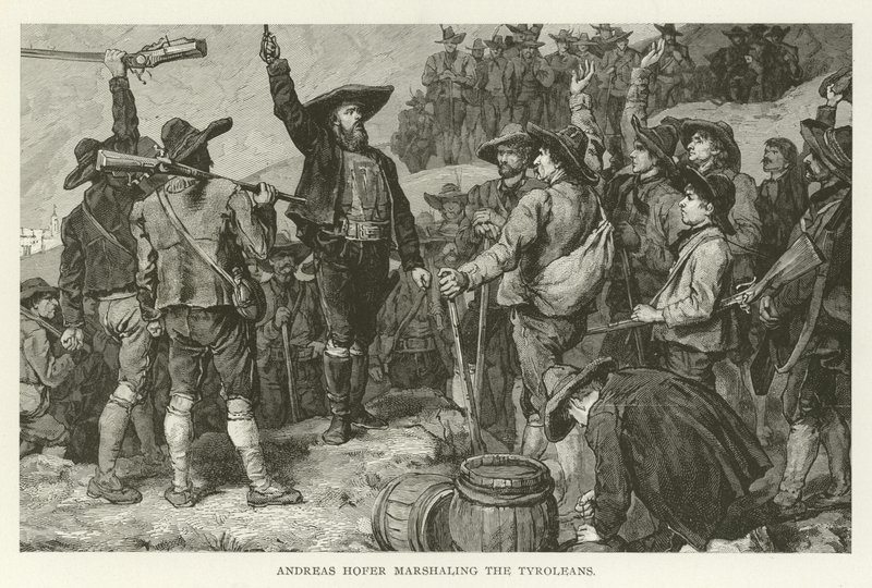 Andreas Hofer Marshaling the Tyroleans by American School