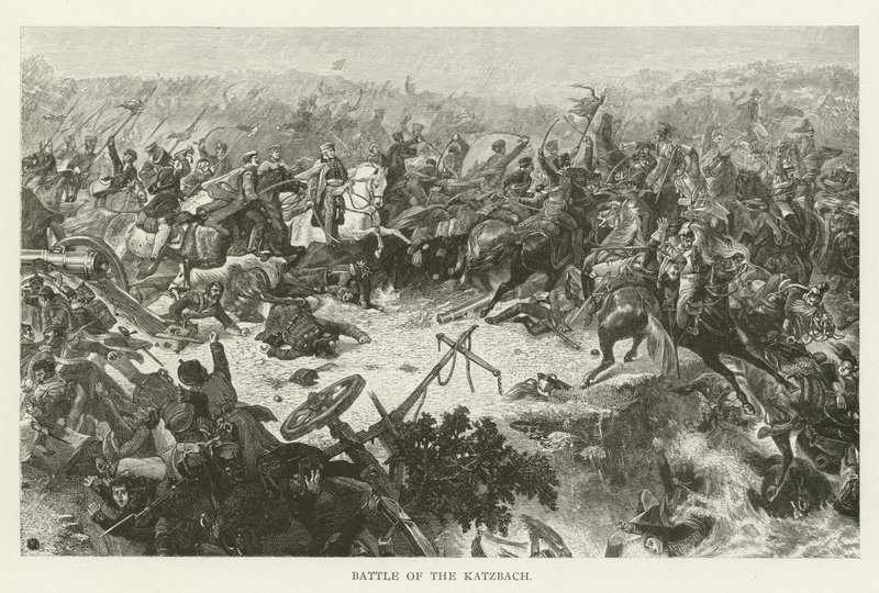Battle of the Katzbach by American School