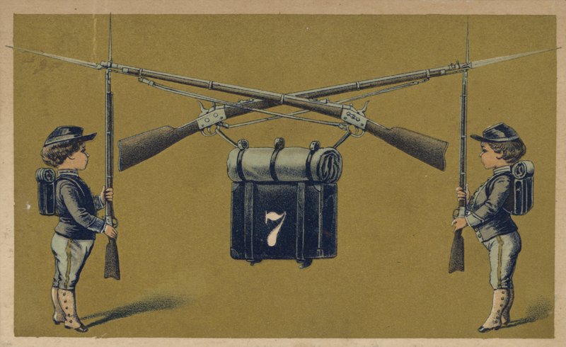 Boy Soldiers with Guns by American School