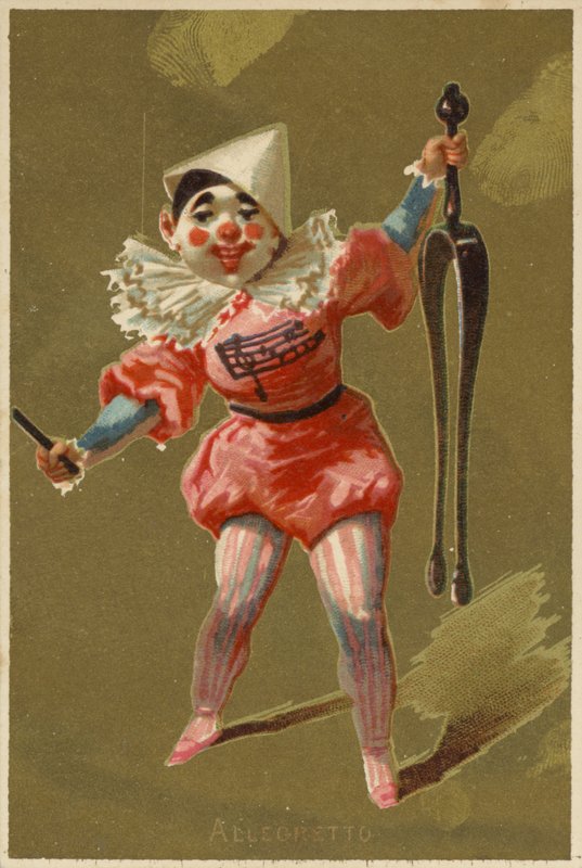 Boy Dressed as Clown by American School