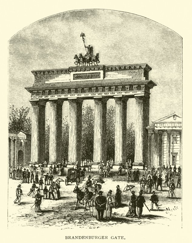 Brandenburger Gate by American School