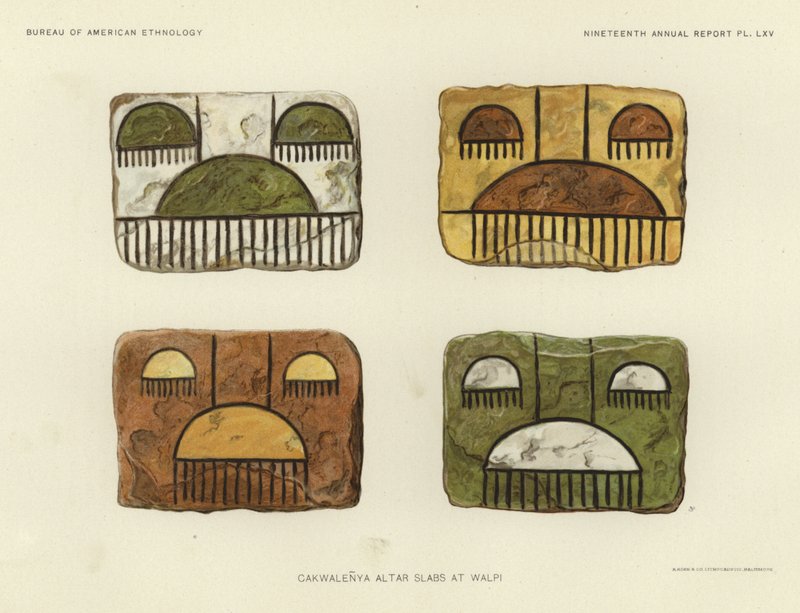 Cakwalenya altar slabs at Walpi by American School