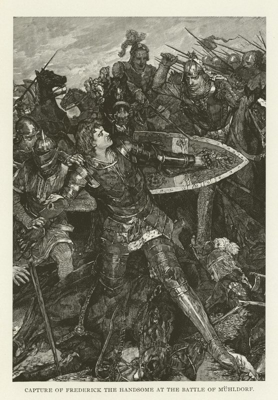 Capture of Frederick the Handsome at the Battle of Muhldorf by American School
