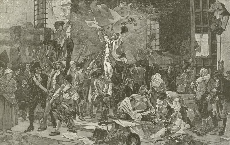 Capture of the Bastille by American School