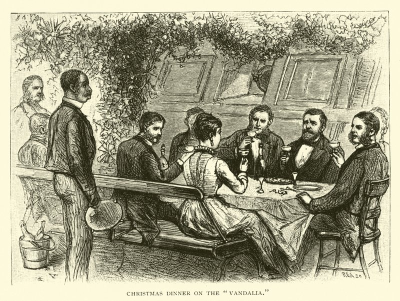 Christmas Dinner on the Vandalia by American School