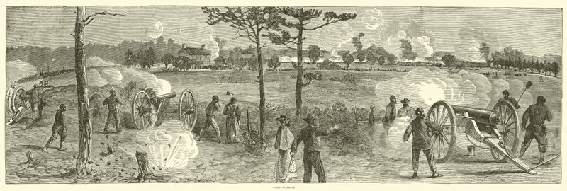 Cold Harbor, June 1864 by American School